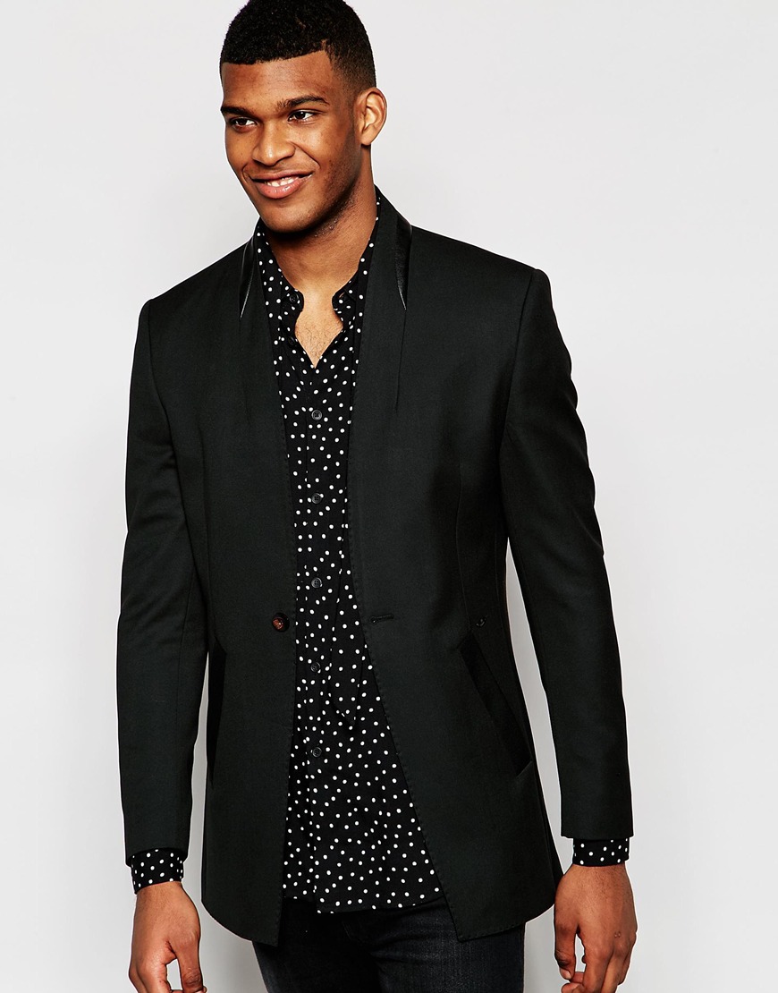 Black Longline Blazer Common Kin